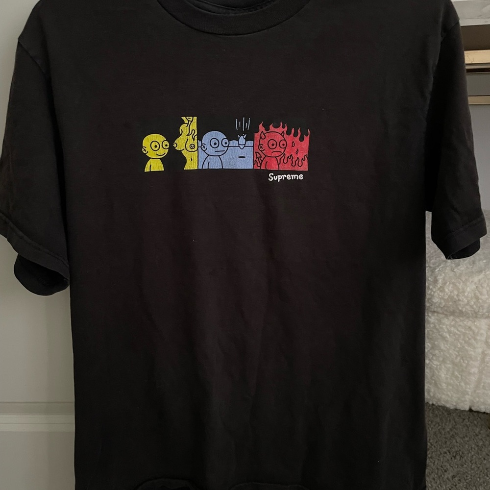Supreme Black Graphic T-Shirt